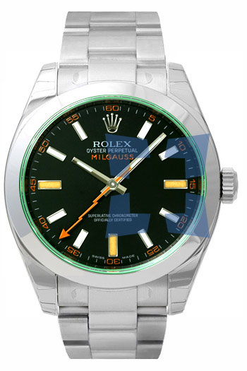 Rolex Milgauss Series Fashionable Mens Automatic Watch 116400GV