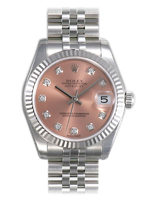 Rolex Datejust Series Unisex Automatic Midsize Wristwatch 178274-PDJ