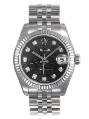 Rolex Datejust Series Fashionable Unisex Automatic Midsize Wristwatch 178274-BKJDJ