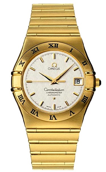 Omega Constellation Chronometer 18k Yellow Gold Mens Automatic COSC Wristwatch 1102.30.00