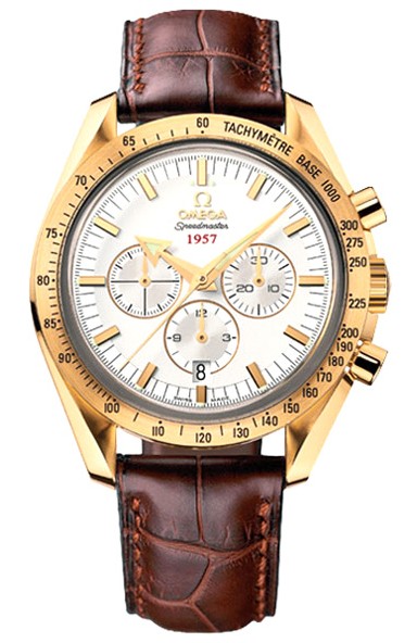 Omega Speedmaster Broad Arrow 18k Yellow Gold Mens Wristwatch 321.53.42.50.02.001