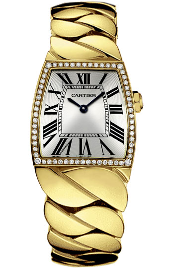 Cartier La Dona Series 18k Yellow Gold Midsize Ladies Swiss Quartz Wristwatch-WE60020H