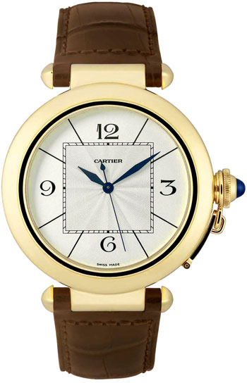 Cartier Pasha Beautiful 18k Yellow Gold Mens Automatic Wristwatch-W3019551