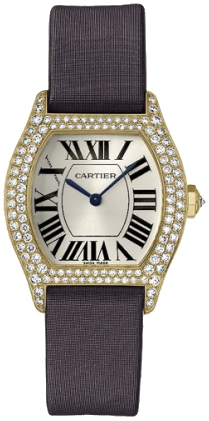 Cartier Tortue Fashionable 18k Yellow Gold Ladies Automatic Wristwatch-WA504831