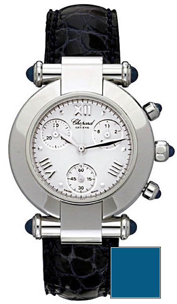 Chopard Imperiale Series Chronograph Quartz Watch 388378-23 in Blue