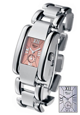 Chopard La Strada Series Steel White Ladies Swiss Quartz Watch 418380