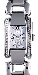 Chopard La Strada Series Diamond Steel White Ladies Swiss Quartz Watch 418415