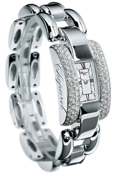 Chopard La Strada Series Diamond 18kt White Gold Ladies Swiss Quartz Watch 416547