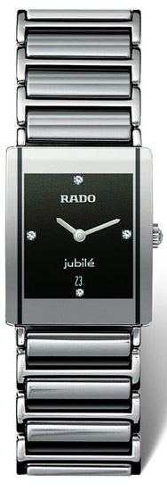 Rado Integral Series Scratch Resistant Ceramic Quartz Mens Watch R20484722