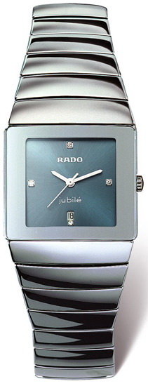 Rado Sintra Series Platinum-tone Ceramic Quartz Unisex Watch-R13332762