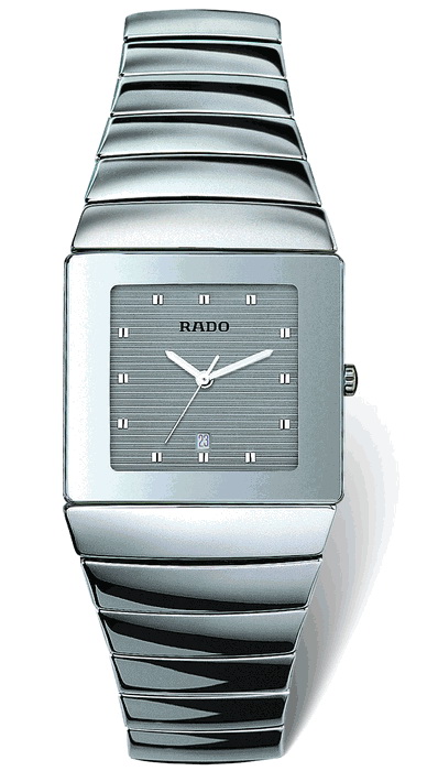 Rado Sintra Series Platinum-tone Silver Ceramic Mens Watch R13432122