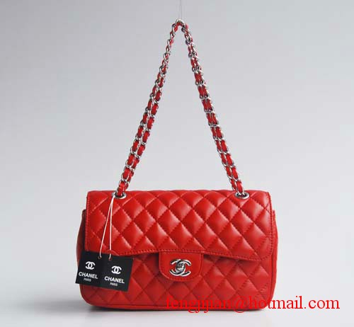 Chanel 2.55 Quilted Flap Bags 1112 Red
