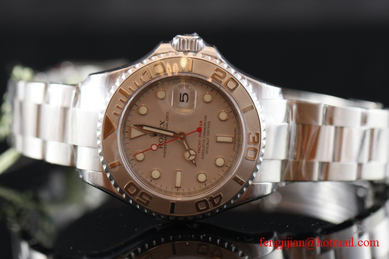Rolex Steel Platinum Yachtmaster Watch 16622-78760