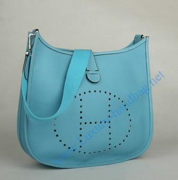 Hermes Evelyne Bag Blue 1032