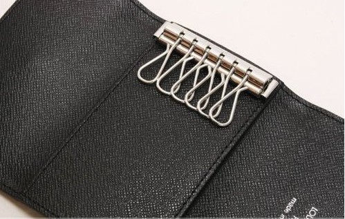 Louis Vuitton Damier Graphite 6 keys holder Wallet N62662