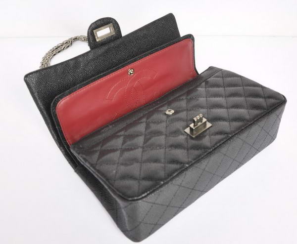 Chanel A30226 Classic Flap Bag Cannage Black