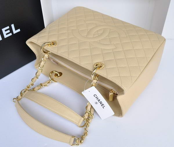 Chanel A50995 Original Caviar Leather Shoulder Bag Apricot