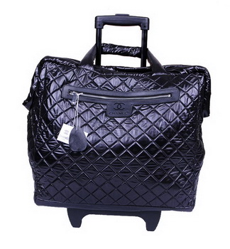 Chanel CoCo Cocoon Quilted Nylon Trolley A47205 Black