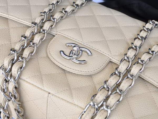 Chanel Original Caviar Leather Flap Bag A28600 Apricot