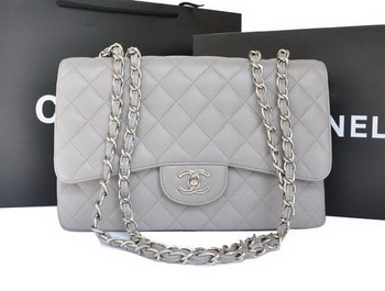 Chanel Original Caviar Leather Flap Bag A28600 Grey