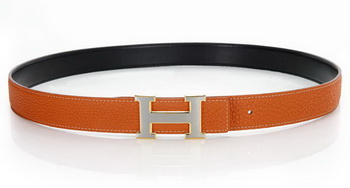 Hermes 43mm Calf Leather Belt HB106-1