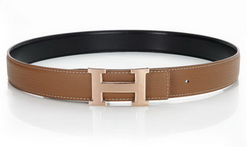 Hermes 43mm Calf Leather Belt HB107-2