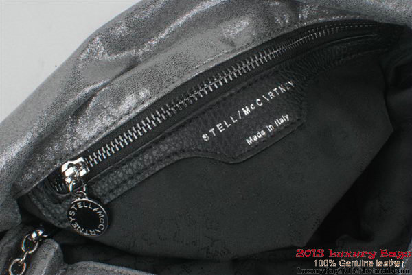 Stella McCartney Falabella PVC Fold Over Tote Bag 809 Silver