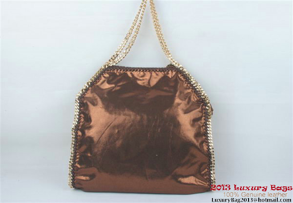 Stella McCartney Falabella PVC Fold Over Tote Bag 811 Bronze