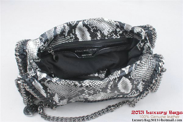 Stella McCartney Falabella Snake PVC Fold Over Tote Bag 809 Grey