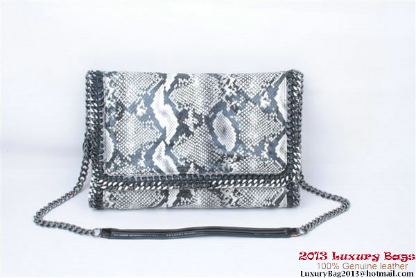 Stella McCartney Falabella Snake PVC Cross Body Bag 822 Grey