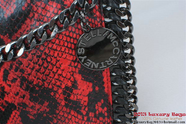Stella McCartney Falabella Snake PVC Cross Body Bag 822 Red