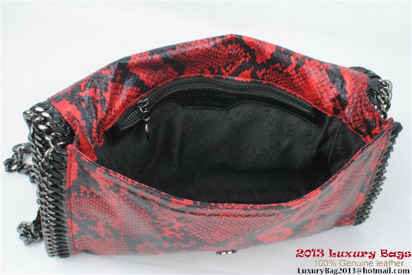 Stella McCartney Falabella Snake PVC Cross Body Bag 822 Red