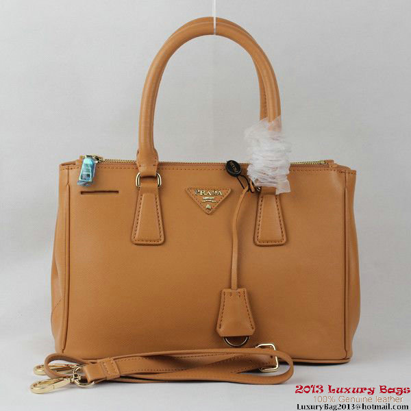 2013 Prada Saffiano Tote Bag 1801 Apricot