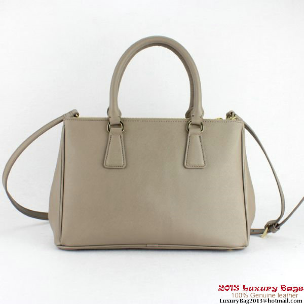 2013 Prada Saffiano Tote Bag 1801 Grey