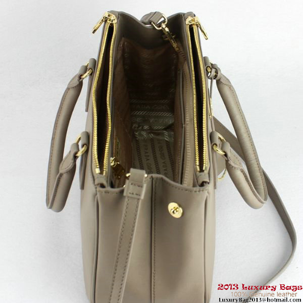 2013 Prada Saffiano Tote Bag 1801 Grey