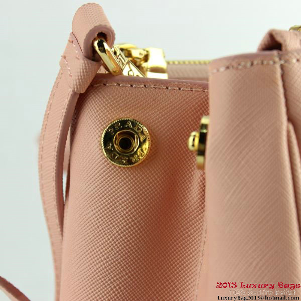 2013 Prada Saffiano Tote Bag 1801 Pink