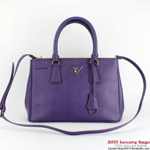 2013 Prada Saffiano Tote Bag 1801 Purple
