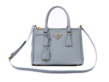 New Color Prada Saffiano Calfskin Leather Small Bag BN2316 Light Blue