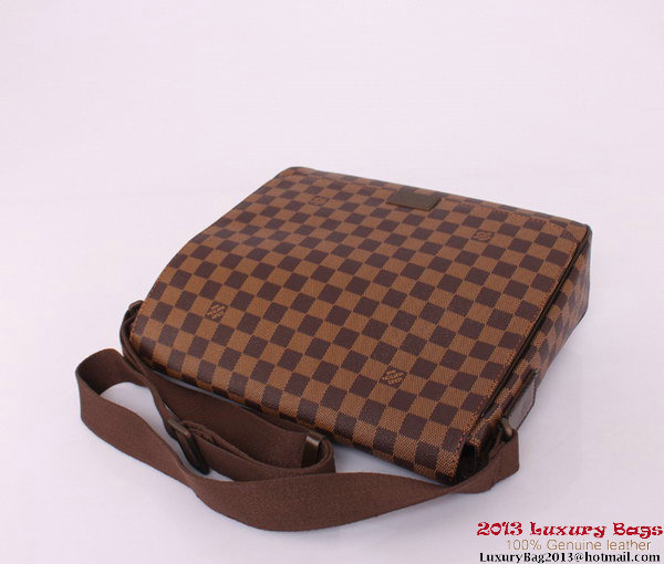 Louis Vuitton Damier Ebene Canvas District MM Messenger Bags N41212