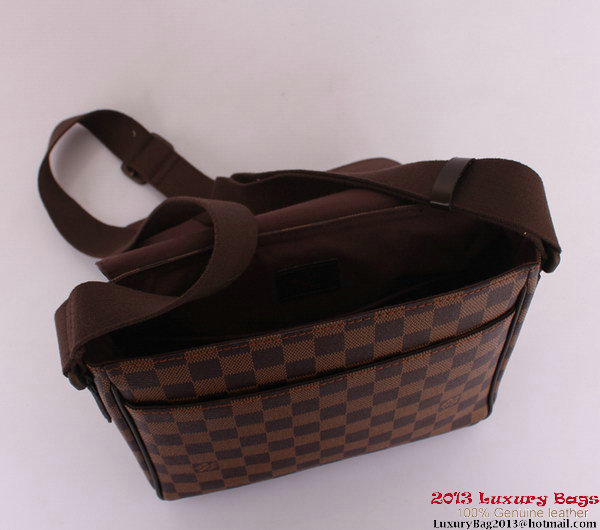 Louis Vuitton Damier Ebene Canvas District PM Messenger Bags N41213