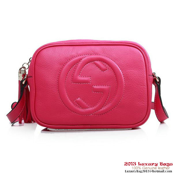 Gucci Soho Disco Bag Calfskin Leather 308364 Rose