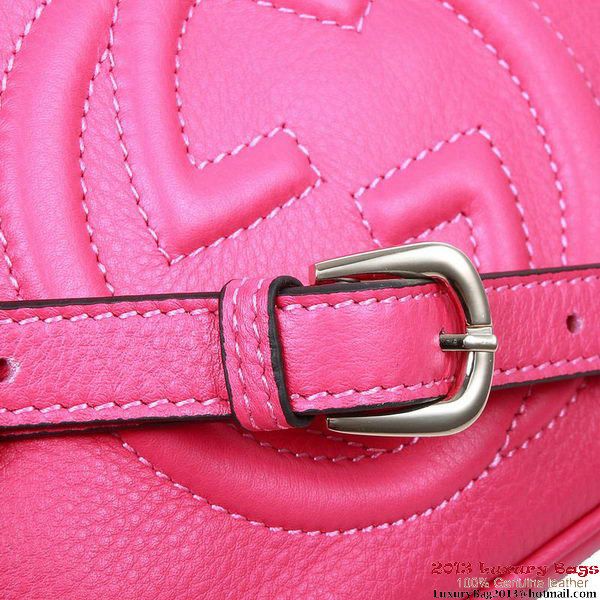 Gucci Soho Disco Bag Calfskin Leather 308364 Rose