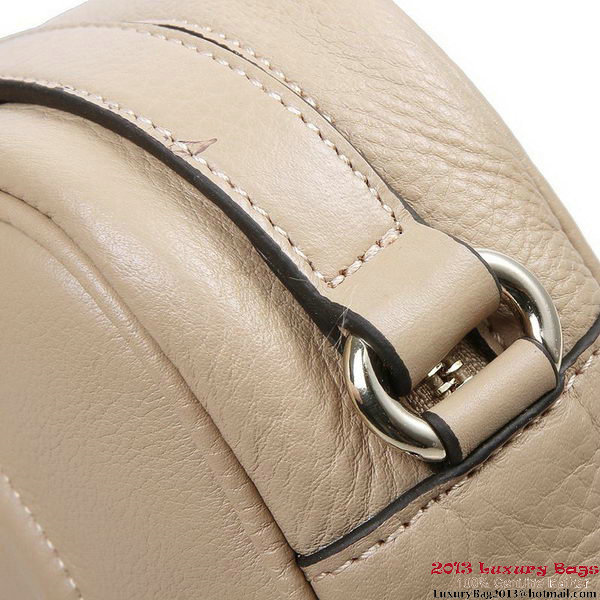 Gucci Soho Disco Bag Ostrich Leather 308364 Light Brown