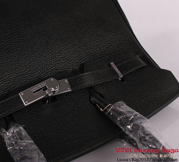 Hermes Birkin 35CM Tote Bag Clemence Leather H-35 Black