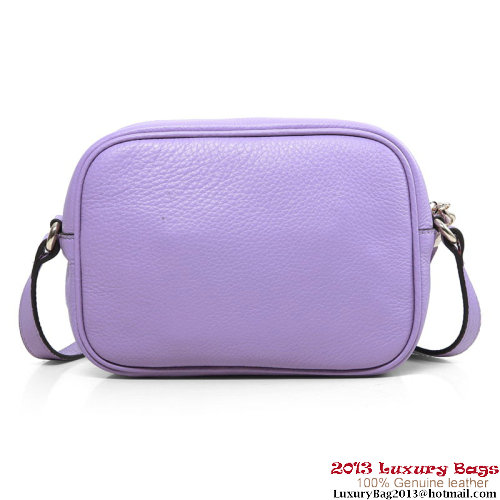 Gucci Soho Calfskin Leather Disco Bag 308364 Lavender