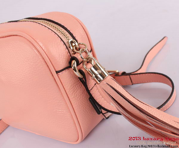 Gucci 308364 Soho Calf Leather Disco Bag Pink