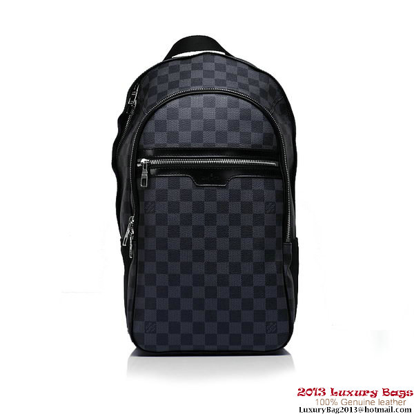 Louis Vuitton N58024 Damier Graphite Canvas Michael Mens Messenger Bags