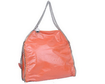 Stella McCartney Falabella PVC Fold Over Tote Bag 811 Orange