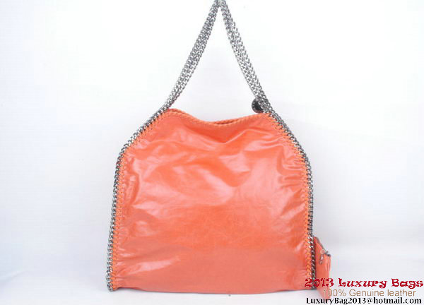 Stella McCartney Falabella PVC Fold Over Tote Bag 811 Orange