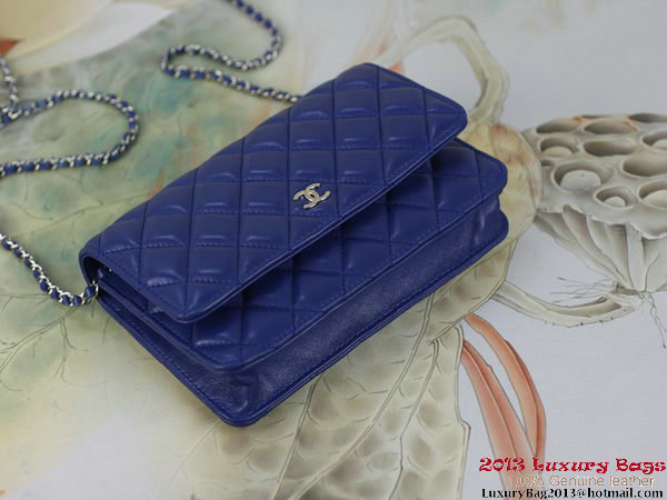 Chanel A33814 Original Leather mini Flap Bag RoyalBlue
